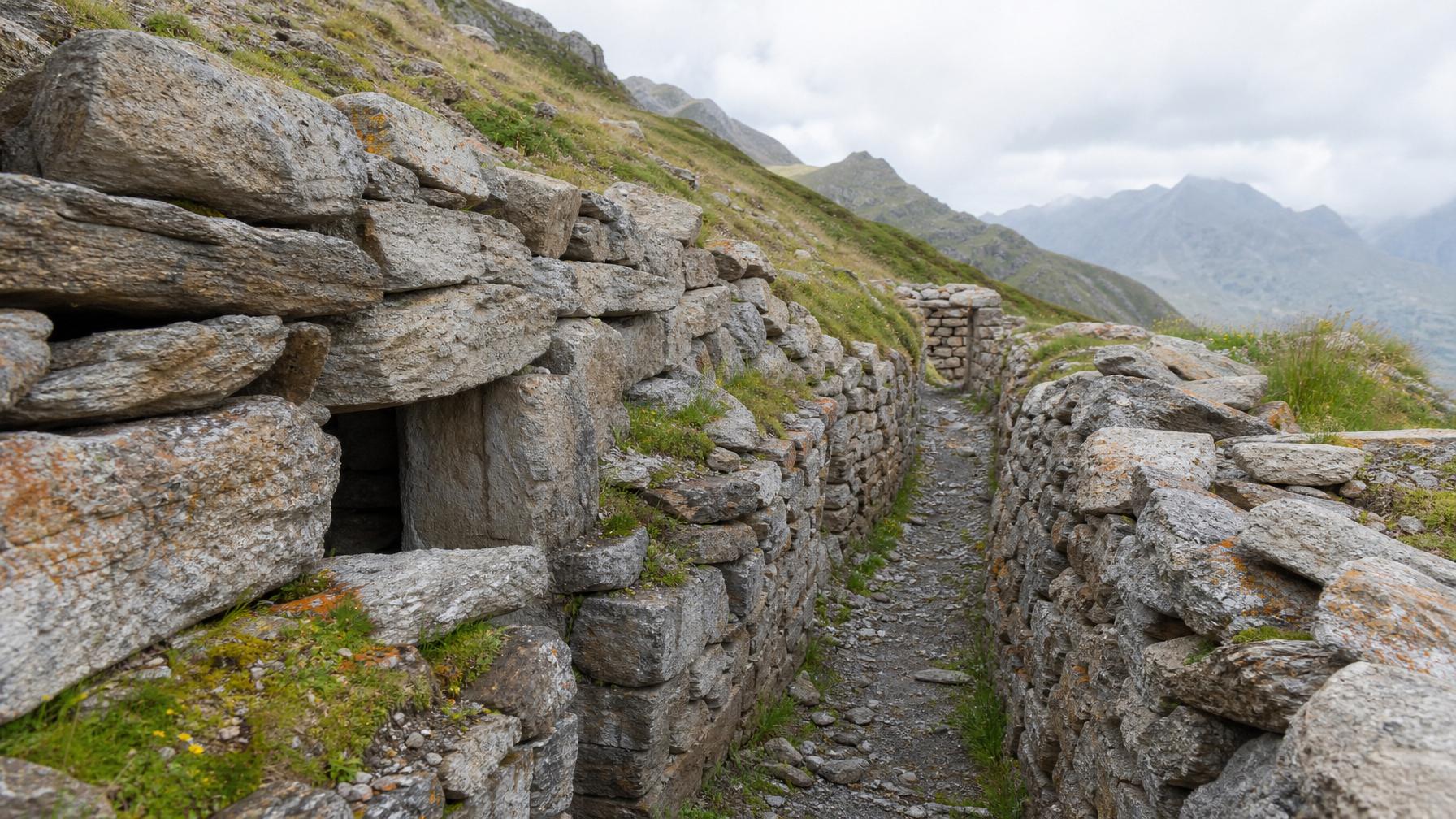 Trincee della Guerra Bianca al Passo del Tonale