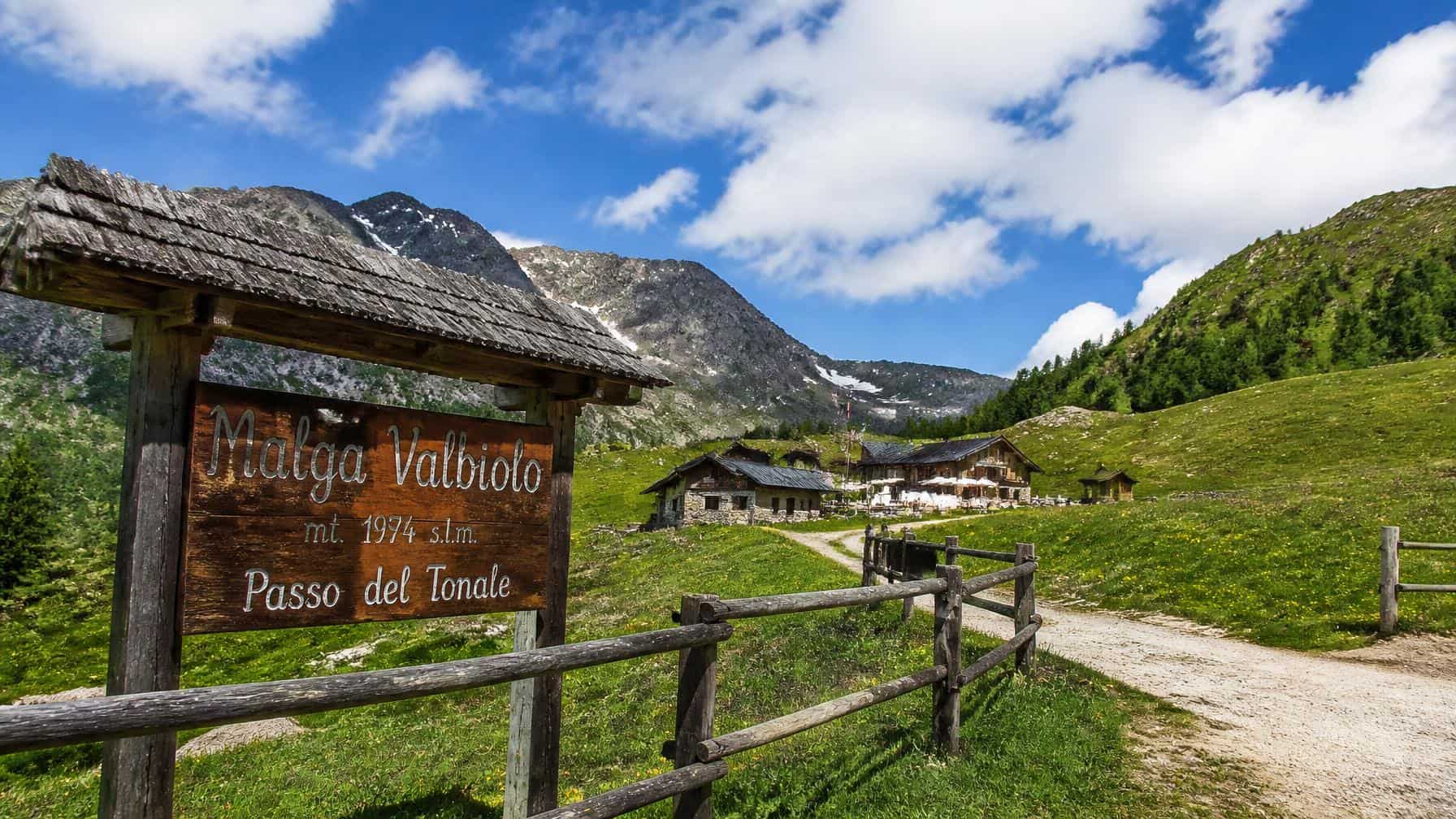 Malga alpina al Passo del Tonale